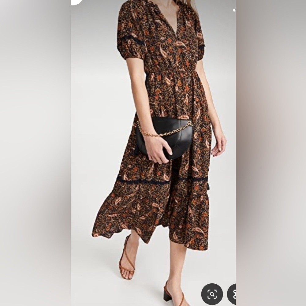 Moon River Paisley Dress Small